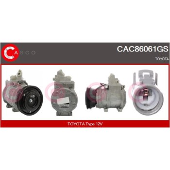 Compresor, aire acondicionado - CASCO CAC86061GS