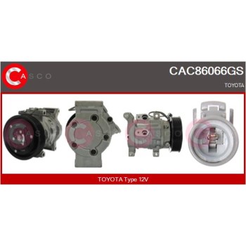 Compresor, aire acondicionado - CASCO CAC86066GS