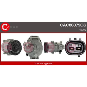 Compresor, aire acondicionado - CASCO CAC86079GS