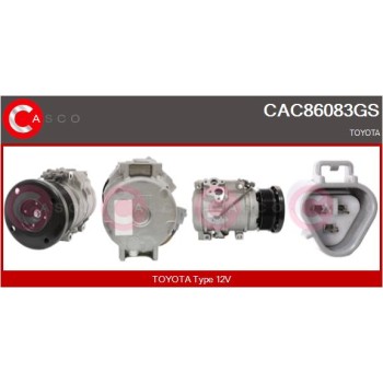 Compresor, aire acondicionado - CASCO CAC86083GS