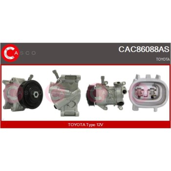 Compresor, aire acondicionado - CASCO CAC86088AS