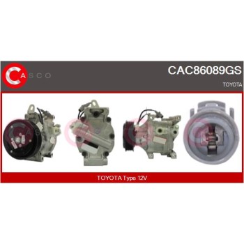 Compresor, aire acondicionado - CASCO CAC86089GS