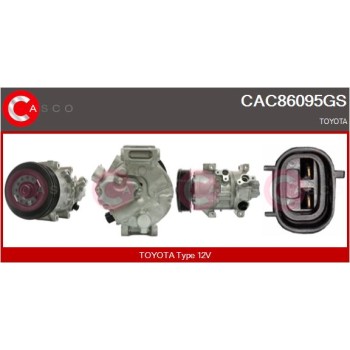 Compresor, aire acondicionado - CASCO CAC86095GS