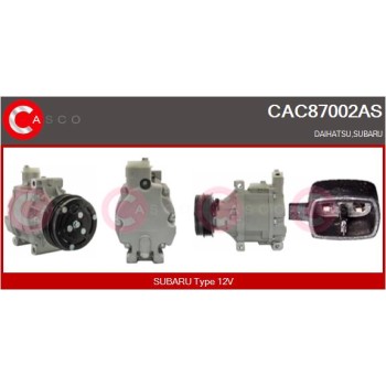Compresor, aire acondicionado - CASCO CAC87002AS