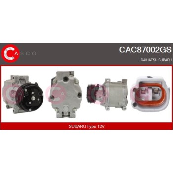 Compresor, aire acondicionado - CASCO CAC87002GS