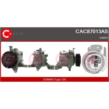 Compresor, aire acondicionado - CASCO CAC87013AS