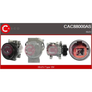Compresor, aire acondicionado - CASCO CAC88000AS