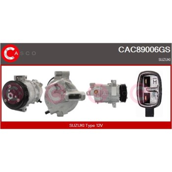Compresor, aire acondicionado - CASCO CAC89006GS