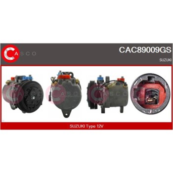 Compresor, aire acondicionado - CASCO CAC89009GS