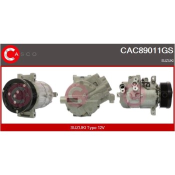 Compresor, aire acondicionado - CASCO CAC89011GS
