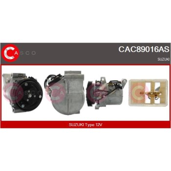 Compresor, aire acondicionado - CASCO CAC89016AS