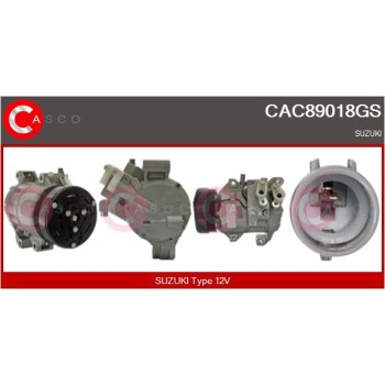 Compresor, aire acondicionado - CASCO CAC89018GS