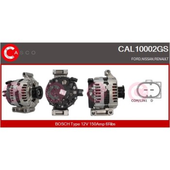 Alternador - CASCO CAL10002GS