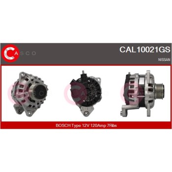 Alternador - CASCO CAL10021GS