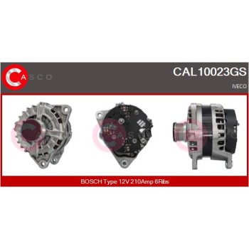 Alternador - CASCO CAL10023GS