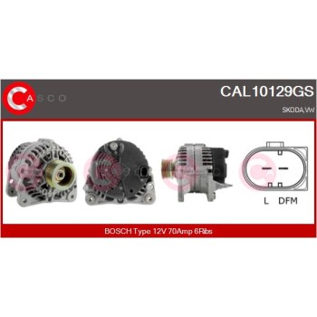 Alternador - CASCO CAL10129GS