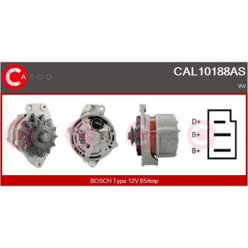 Alternador - CASCO CAL10188AS