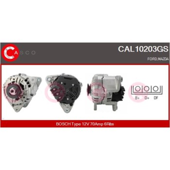 Alternador - CASCO CAL10203GS