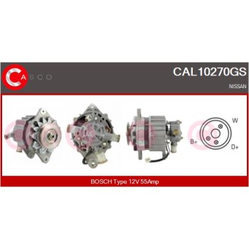 Alternador - CASCO CAL10270GS