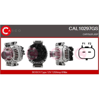 Alternador - CASCO CAL10297GS