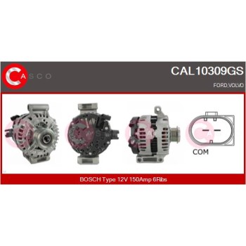 Alternador - CASCO CAL10309GS