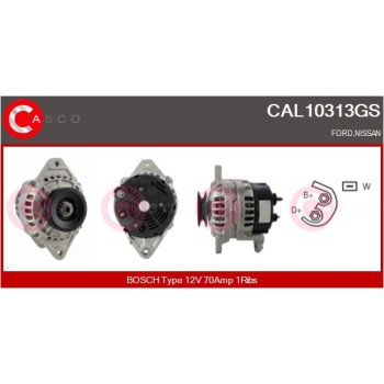 Alternador - CASCO CAL10313GS