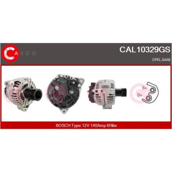 Alternador - CASCO CAL10329GS