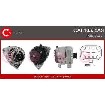 Alternador - CASCO CAL10335AS