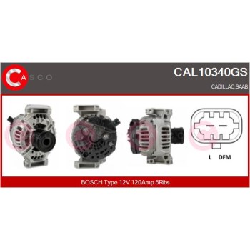 Alternador - CASCO CAL10340GS
