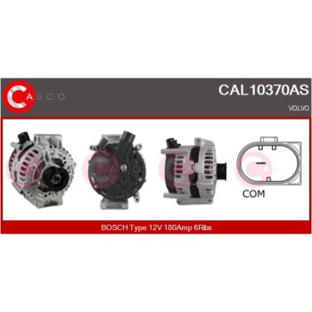 Alternador - CASCO CAL10370AS