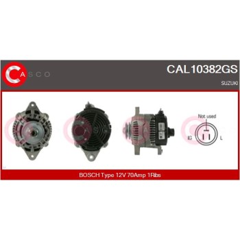 Alternador - CASCO CAL10382GS