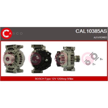 Alternador - CASCO CAL10385AS