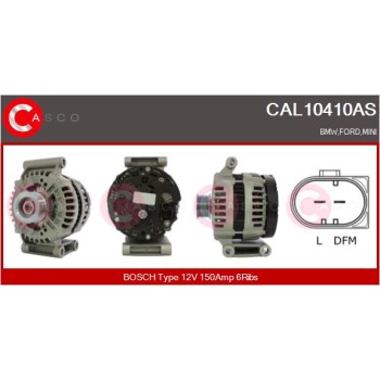 Alternador - CASCO CAL10410AS