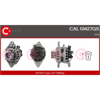 Alternador - CASCO CAL10427GS