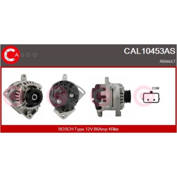 Alternador - CASCO CAL10453AS