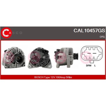 Alternador - CASCO CAL10457GS