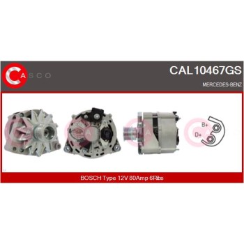 Alternador - CASCO CAL10467GS