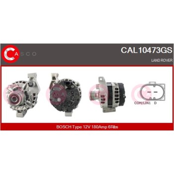 Alternador - CASCO CAL10473GS