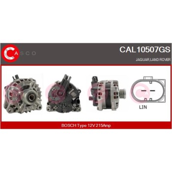 Alternador - CASCO CAL10507GS