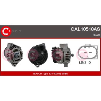 Alternador - CASCO CAL10510AS