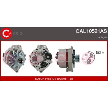 Alternador - CASCO CAL10521AS