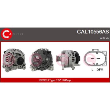 Alternador - CASCO CAL10556AS