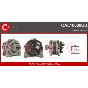 Alternador - CASCO CAL10560GS
