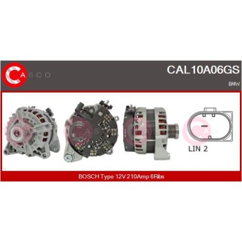 Alternador - CASCO CAL10A06GS