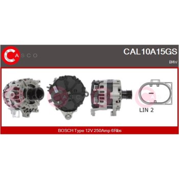 Alternador - CASCO CAL10A15GS