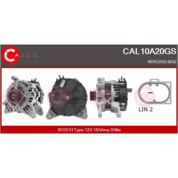 Alternador - CASCO CAL10A20GS