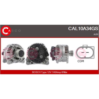 Alternador - CASCO CAL10A34GS