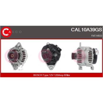 Alternador - CASCO CAL10A39GS