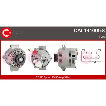 Alternador - CASCO CAL14100GS