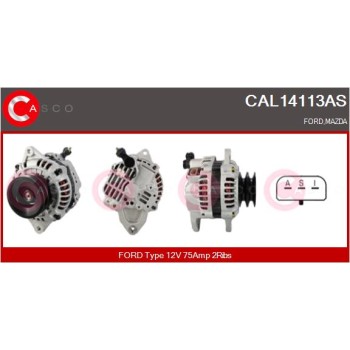 Alternador - CASCO CAL14113AS